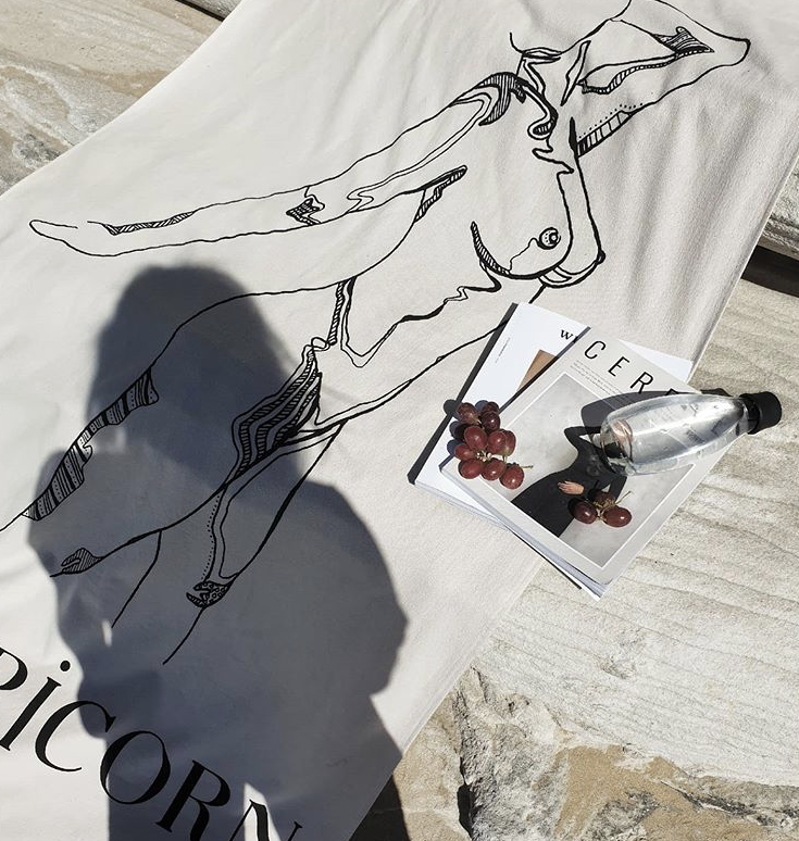Anisah Nasir & Public Figure founder Bella Zito on creating our exclusive zodiac collaboration beach towels.