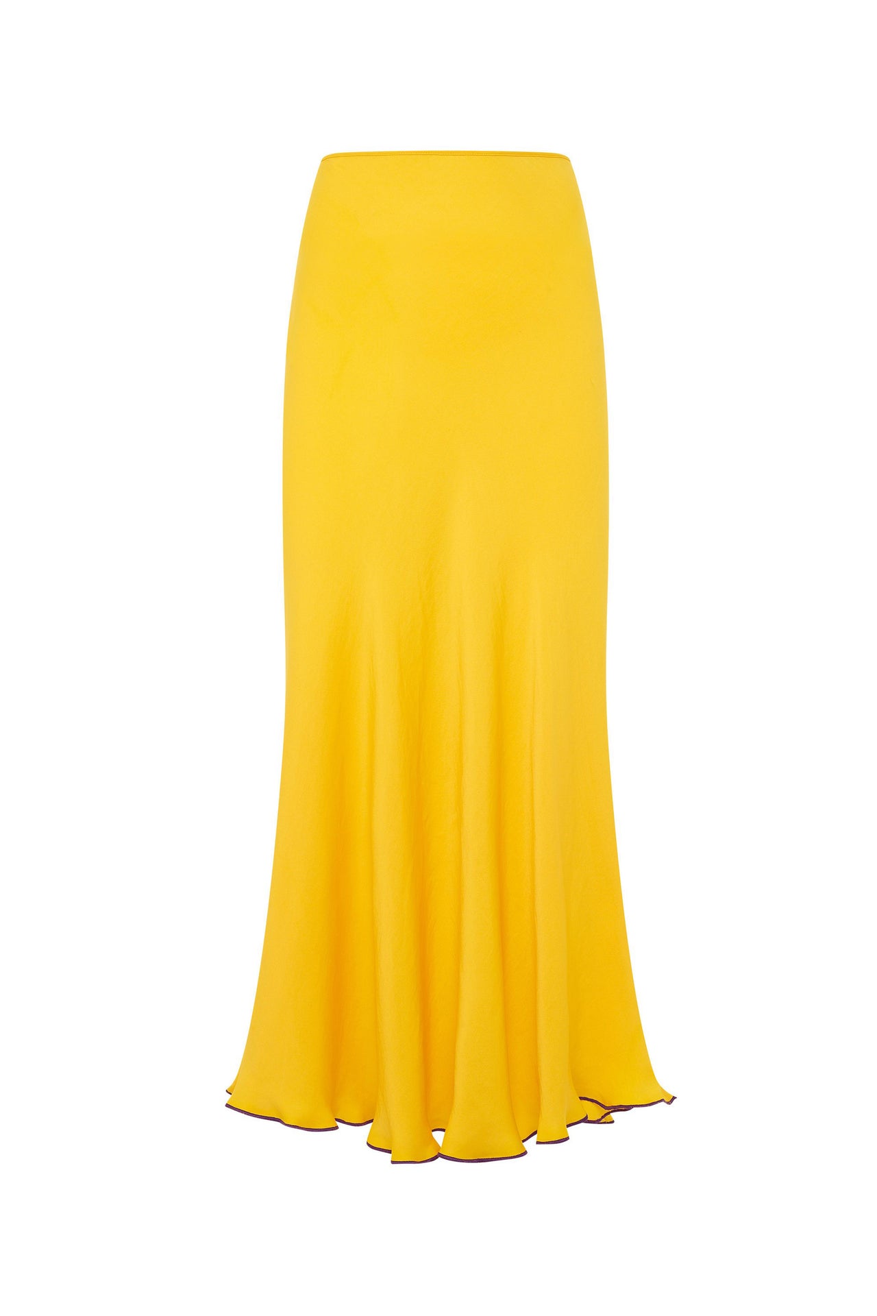 Public Figure | Siedres | Prim Low Rise Midi Skirt Yellow